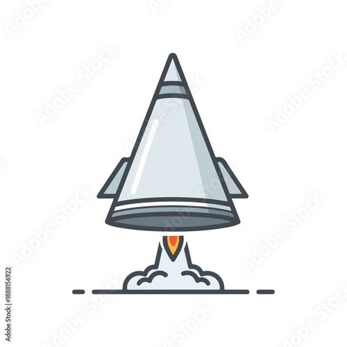 Palm Trees on a Small Island