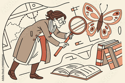 the role of a magnifying glass in early scientific discoveries.