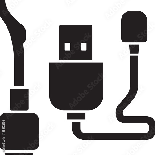 usb flash drive vector icon