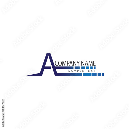 A Letter Logo Template