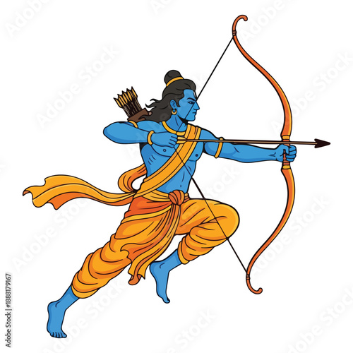Hindu deity Rama navami