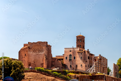 Monumentos de la ciudad eterna de Roma, en Italia