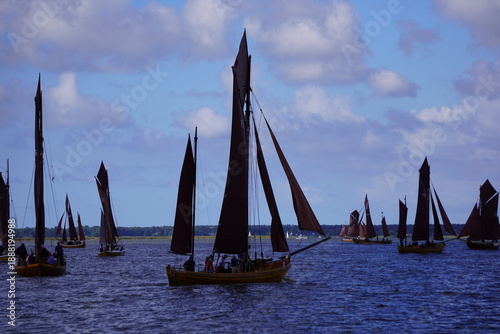 Zeesenbootregatta am Bodden bei Bodtstedt
