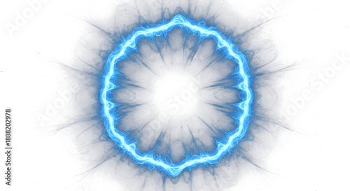 Electric blue energy pattern explodes in dynamic fractal design – Best for graphic design, web banners, social media posts, marketing, presentations, and creative projects