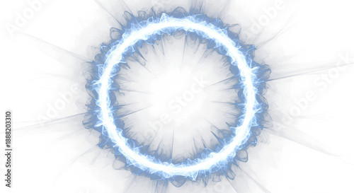 Electric blue circular energy pattern with dynamic light effects – Best for graphic design, web banners, social media posts, marketing, presentations, and creative projects