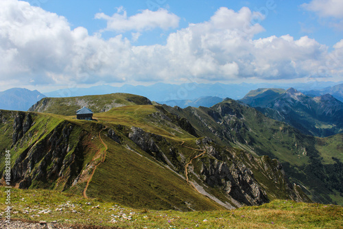 Beautiful overview of the Austrian mountain Reichenstein