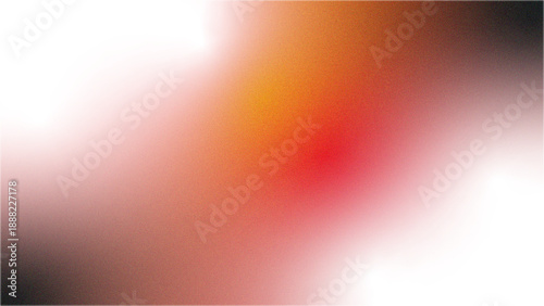 Abstract blurred background with gradient of red orange and black tones