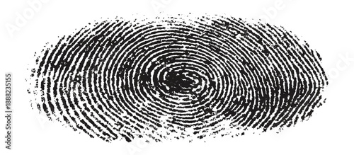 Grunge fingerprint texture background. vector ink splatters distressed brush stroke overlay. crime investigation fingerprint art print featuring damaged marks.