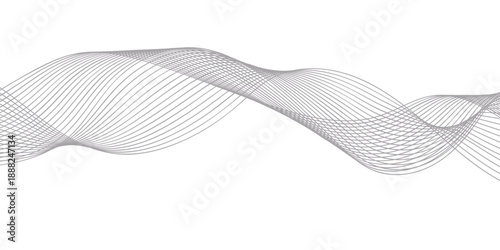 Konstfotografi Abstract background vector illustration featuring a 3d wave pattern design with