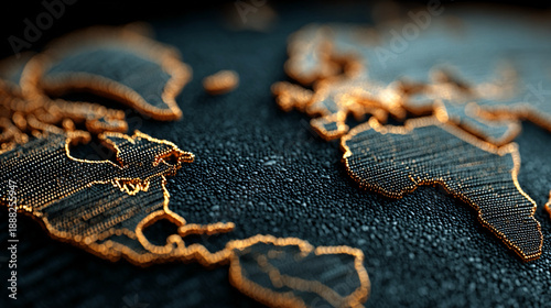 World law map overlay scene showing global regions representing jurisdiction justice system professionalism conceptual environment controlled lighting