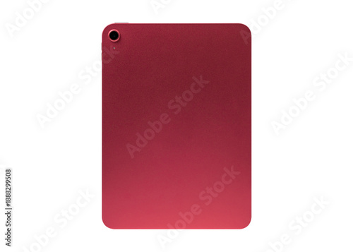 Wallpaper Mural Rear view of pink tablet isolated on transparent background. Back side of tablet PC mockup for copy space. Torontodigital.ca