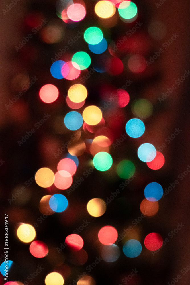 Obraz premium christmas lights background