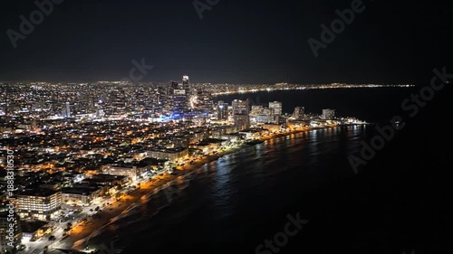 Wallpaper Mural Night city view Torontodigital.ca