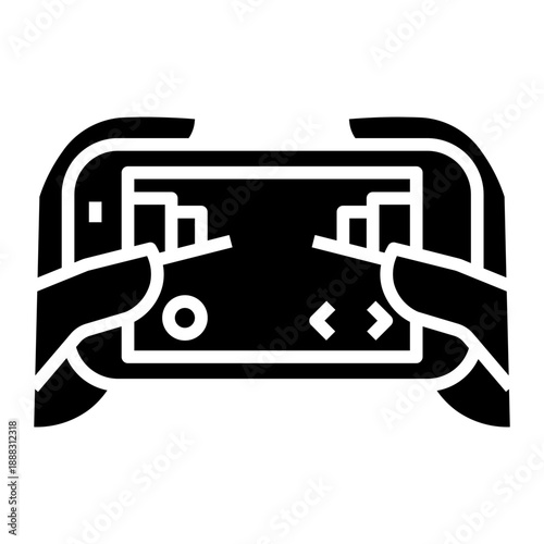 playing game Solid icon