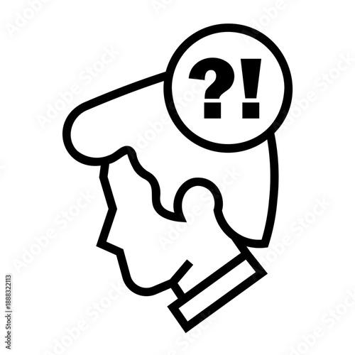 workaholic Line Icon