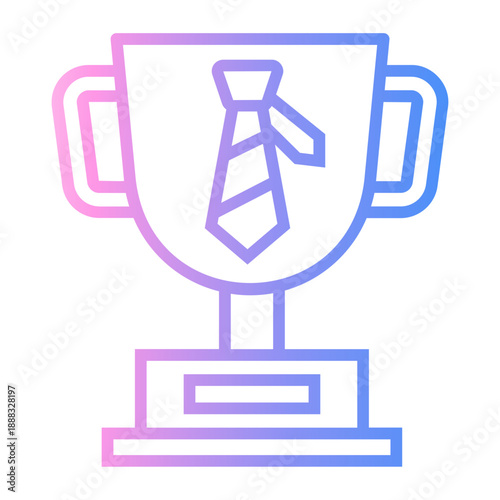 workaholic Line Gradient Icon