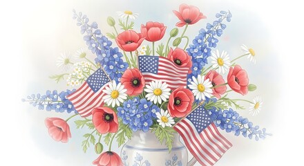 Memorial day bouquet