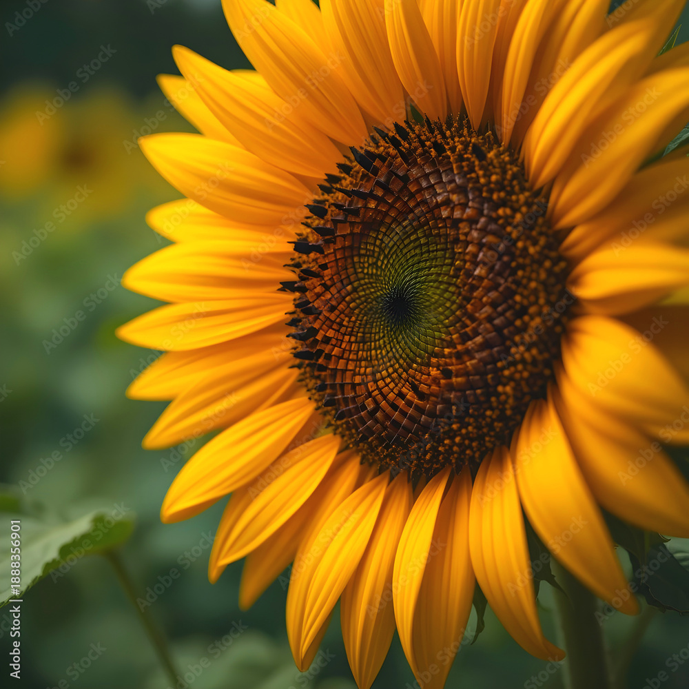 Naklejka premium sunflower close up