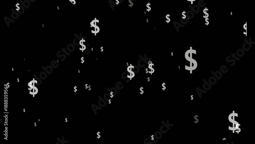 Scattered dollar sign symbols in Generate title without using the word 