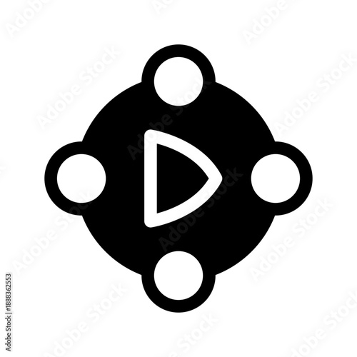 Content Sharing Icon Vector Symbol Design Illustration