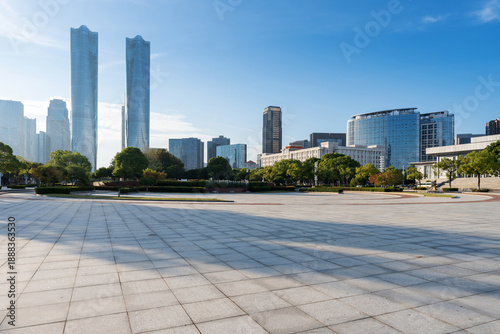 China Guangzhou City Plaza, built-up city center