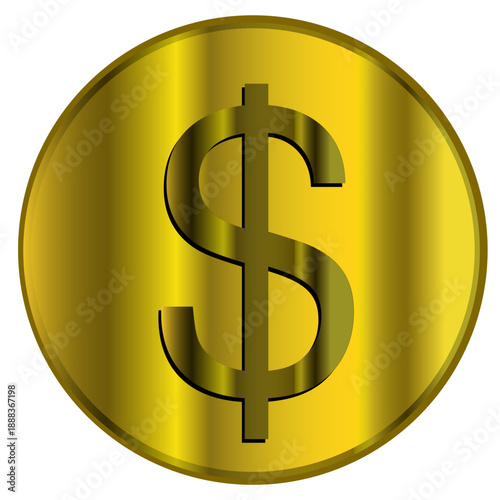 Pièce d'or - dollar