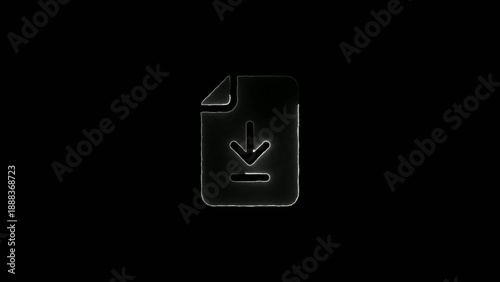 Free Download Glowing Generate title without using the word 