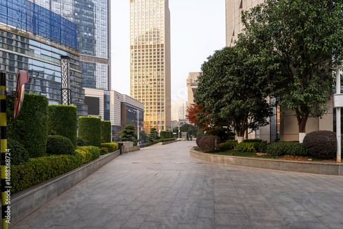 China Guangzhou City Plaza, built-up city center