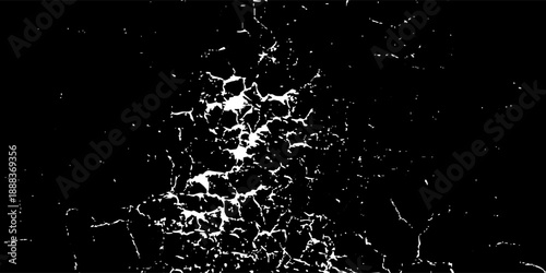 Cracked black glass of a smartphone as an abstract background for design.
