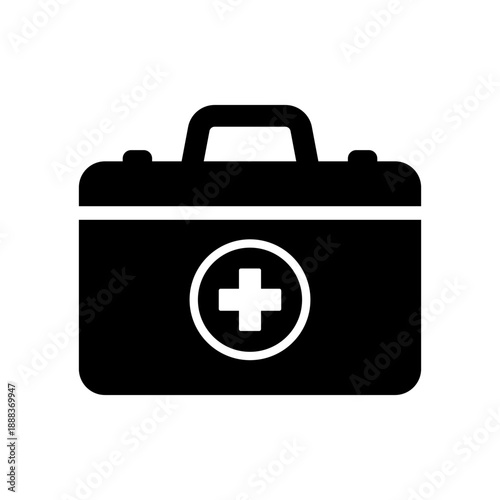 First Aid Box and Medical Briefcase Icon