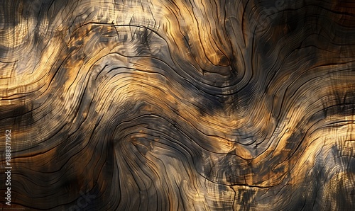 Dreamlike abstract background inspired by natural wood grain forms