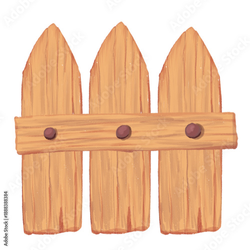 wooden fence