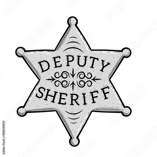 sheriff star badge