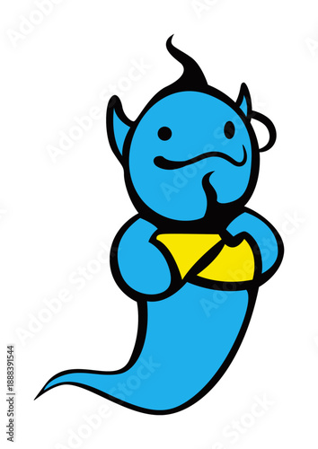 jin gennie clipart isolated on white background vector illustration free download