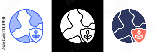 Environmental Protection triple icon