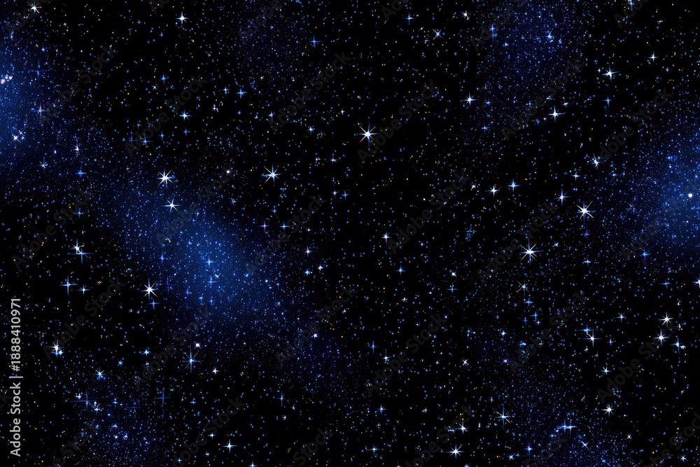 Fototapeta premium Starry night sky, filled with countless twinkling stars