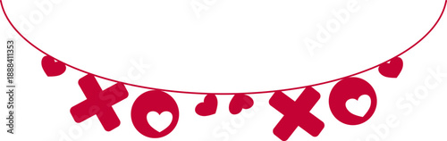 Simple Valentine's Day Vector Illustration