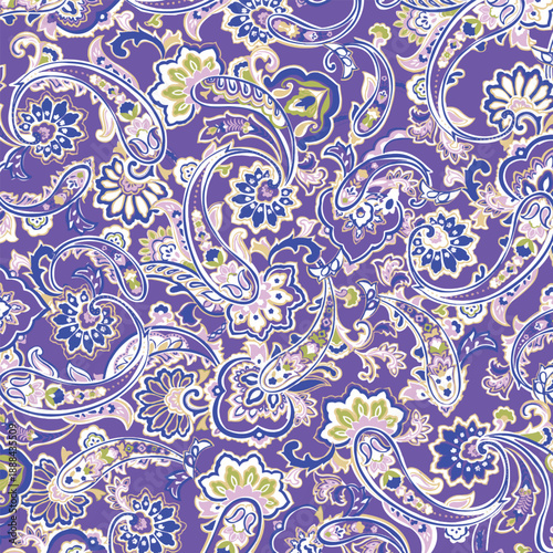 abstract paisley design background suitable for home decore and wallpaper purpose