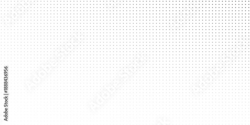 Dotted gradient halftone background. Horizontal seamless dotted pattern in pop art style. Abstract modern stylish texture. Fade gradient black and white half tone background. Vector illustration.