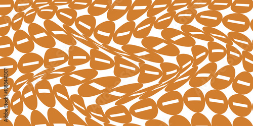 simple bronze circle minus wave pattern art for banner poster background.