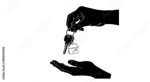Handing Over House Keys: Symbol of Homeownership and New Beginnings