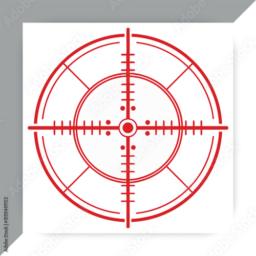  Red Bullseye Target with Crosshair Vector Illustration,target icon vector,target icon design,target icon concept, target icon post, target icon cartoon,target icon icon, target icon template,target