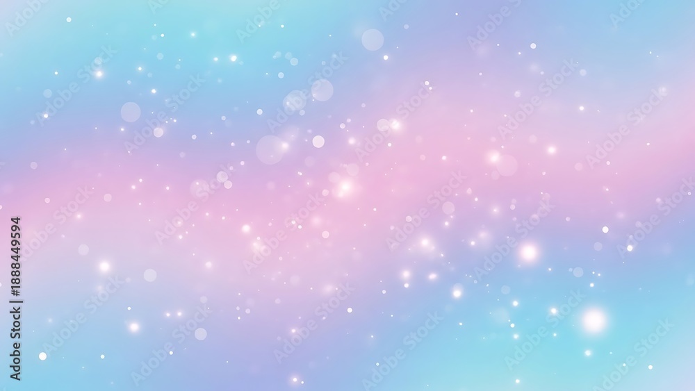 Obraz premium Beautiful pastel galaxy background with sparkling stars and soft colors creating a dreamy atmosphere