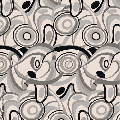 abstract floral seamless pattern design background suitable for home decore and wallpaper purpose
