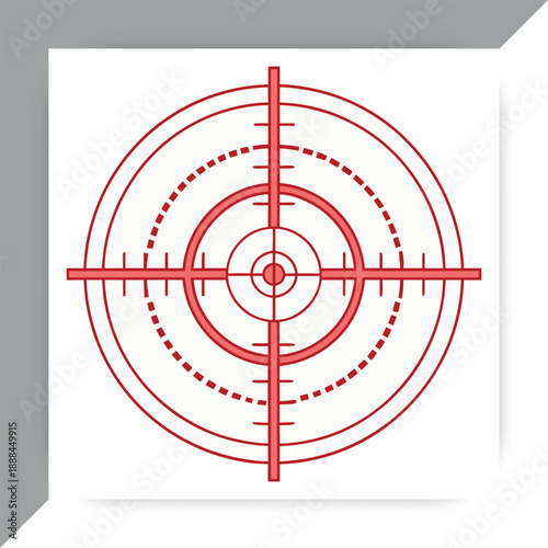  Red Bullseye Target with Crosshair Vector Illustration,target icon vector,target icon design,target icon concept, target icon post, target icon cartoon,target icon icon, target icon template,target