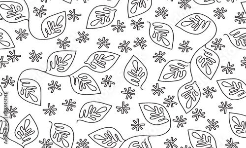 abstract floral seamless pattern design background suitable for home decore and wallpaper purpose
