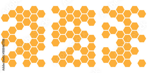 Honeycomb bee icon .  honeycomb icon for web site design, logo, app. Honeycomb pattern with hexagon mesh texture bee comb grid. 