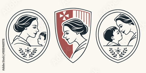 Mother's day tribute celebrating motherhood and family love