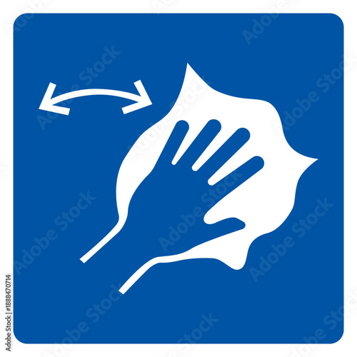 Clean And Sanitise Work Surface Symbol Sign, Vector Illustration, Isolate On White Background Label.EPS10
