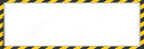 Caution, warning icon in flat style. Stop vector illustration on isolated background. Do not enter sign business concept.